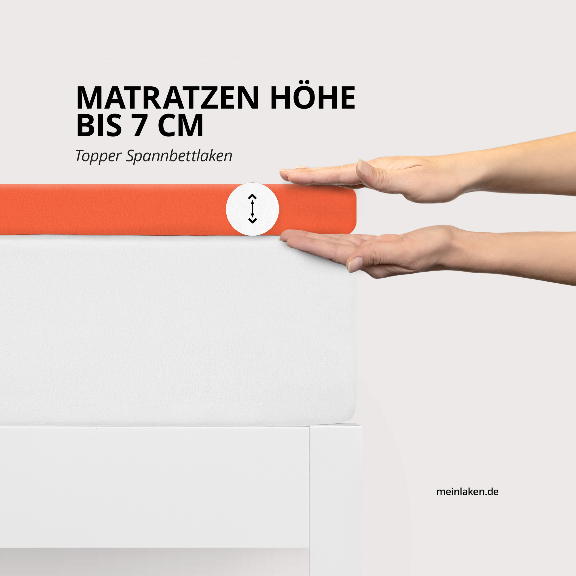 Topper Spannbettlaken 200x200cm
