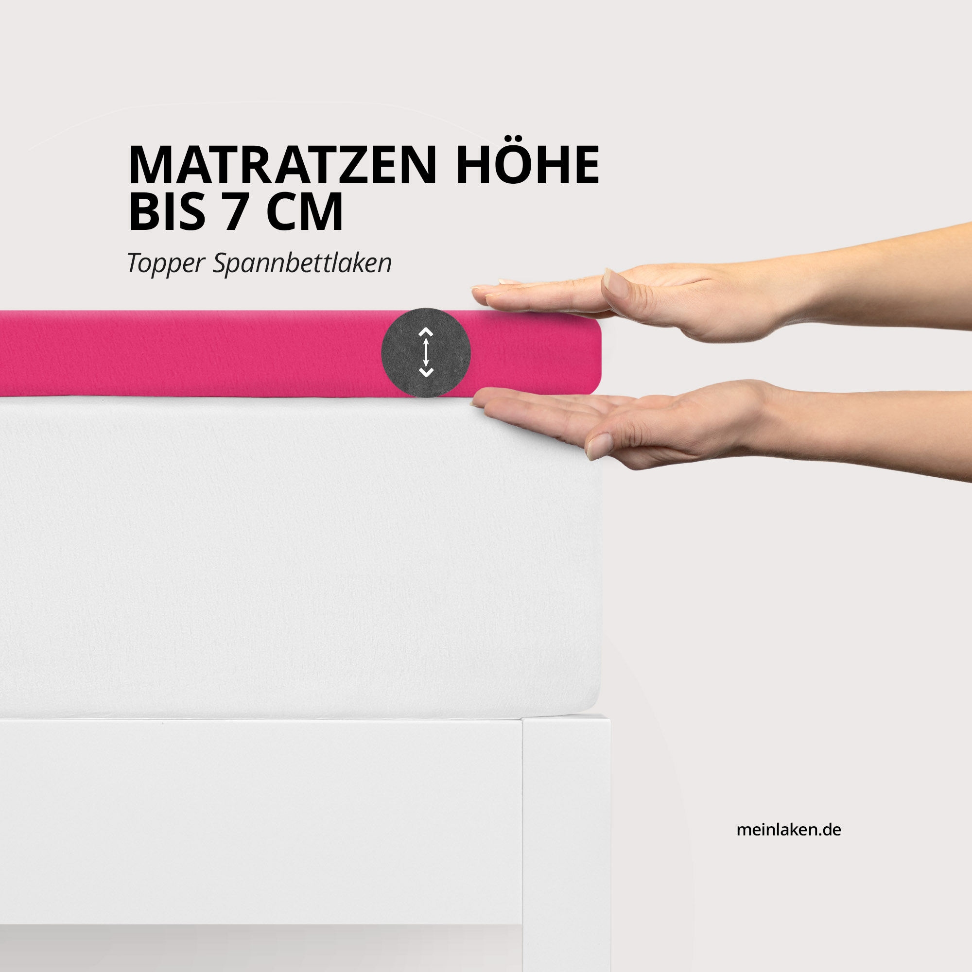 Topper Spannbettlaken 160x200cm