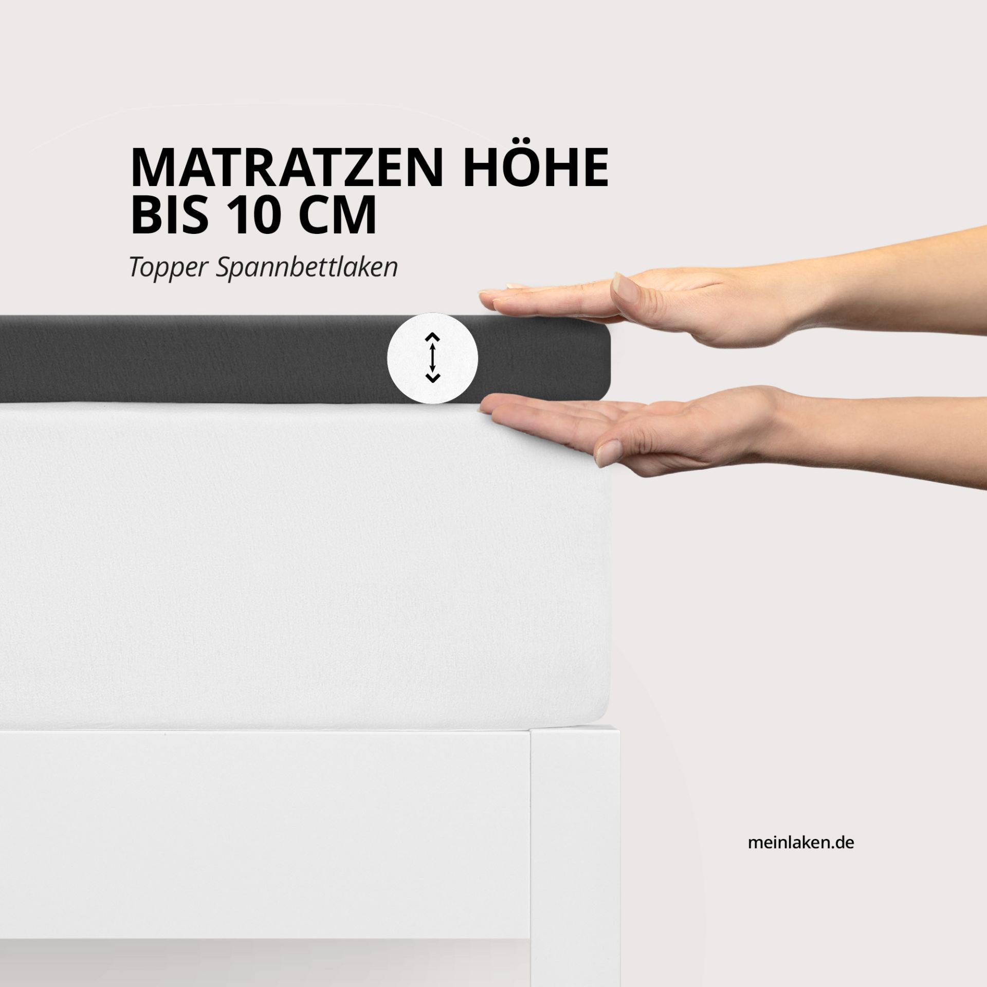 Topper Spannbettlaken 180x200 Bester Schutz für Matratzen